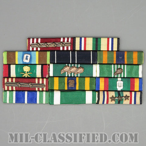 アメリカ軍リボン（略綬・略章・Ribbon）14個セット [バッジ/中古1点物
