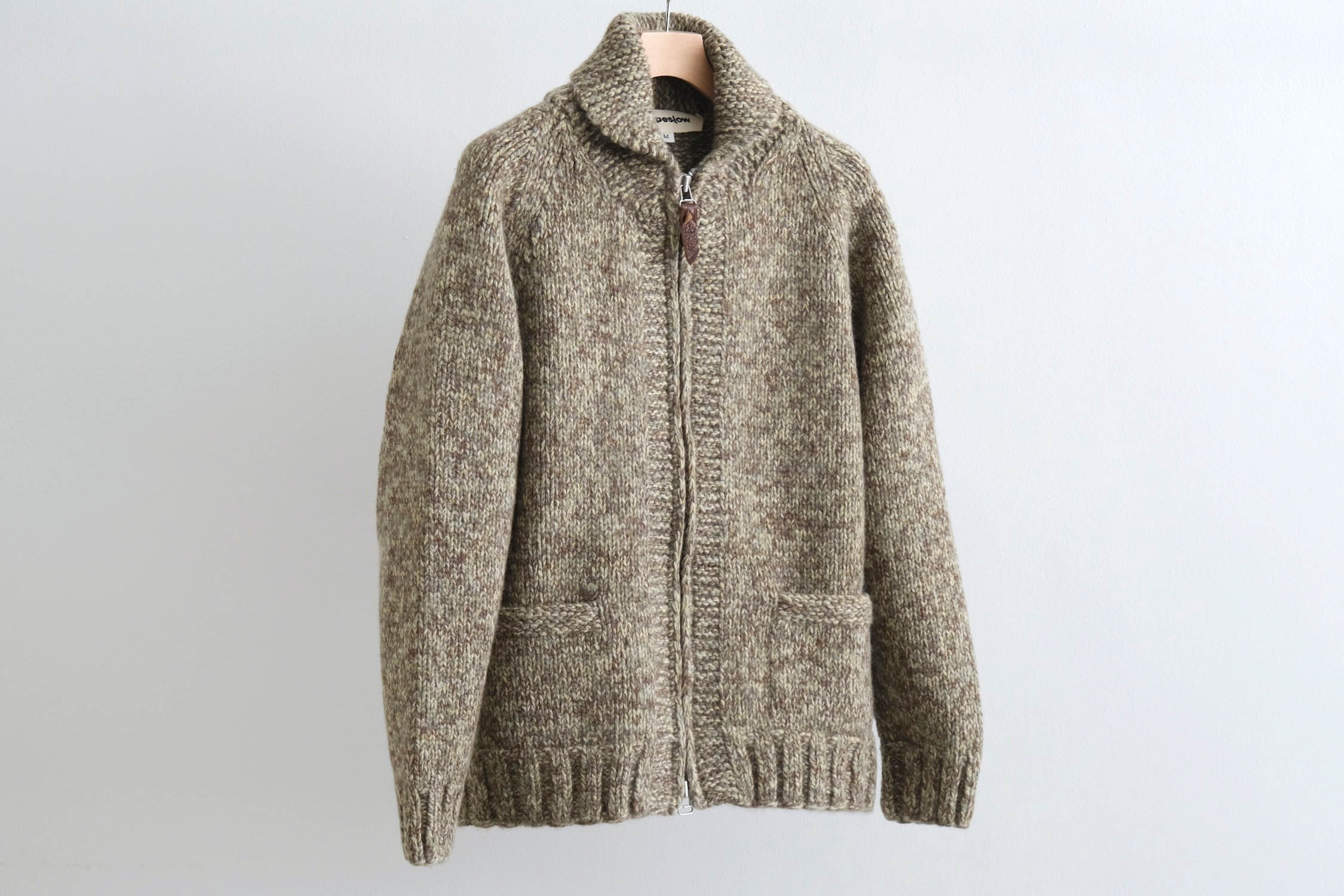 YAK/LAMB MULTI PLY HAND KNITTING COWICHAN SWEATER - WUNDER