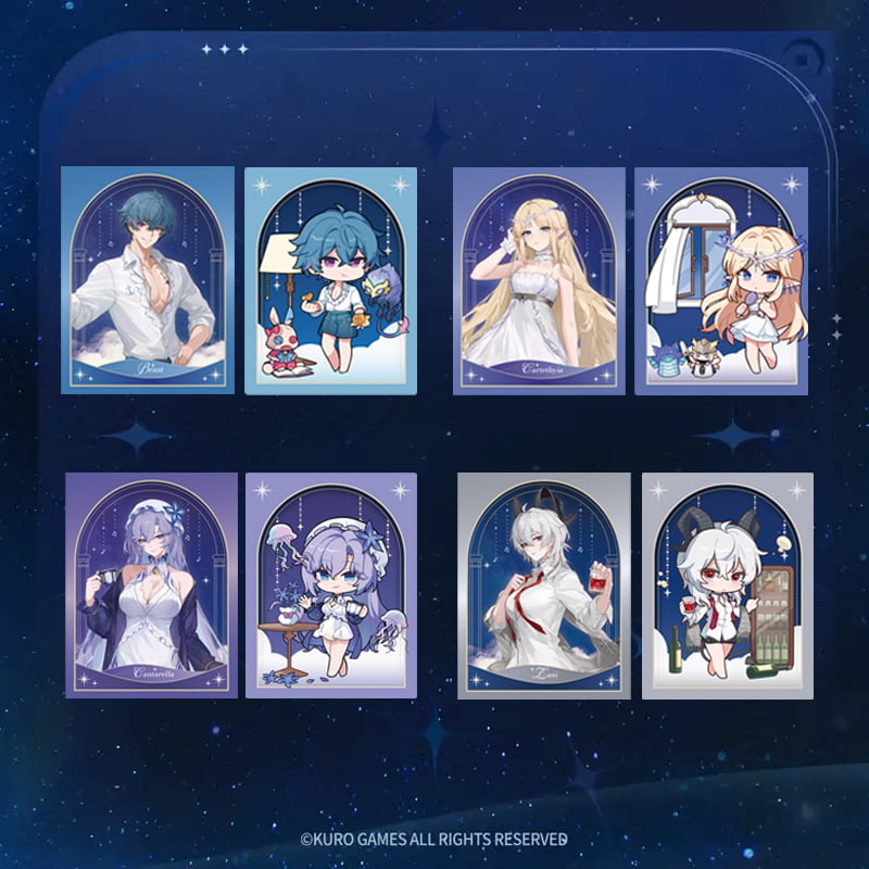 Wuthering Waves Tides and Stars Themed Gift Card Collection