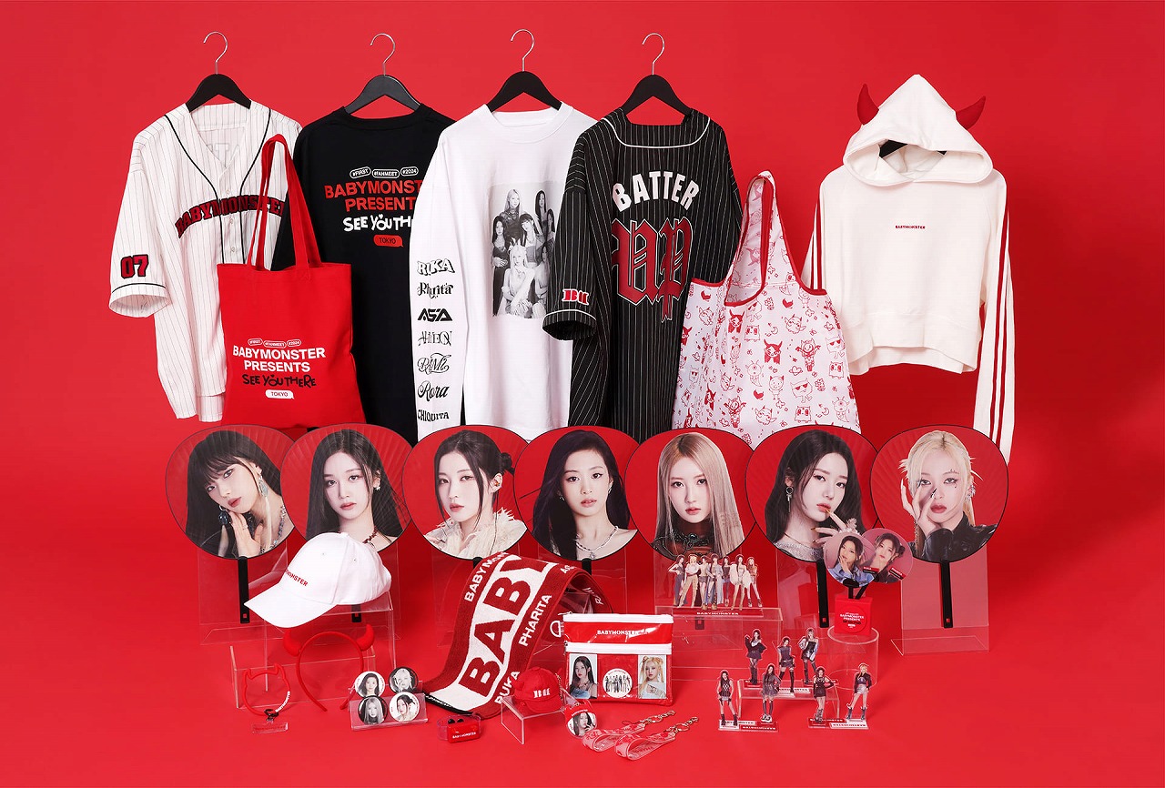 BABYMONSTER』日本初ファンミ＆ポップアップストアの公式グッズ