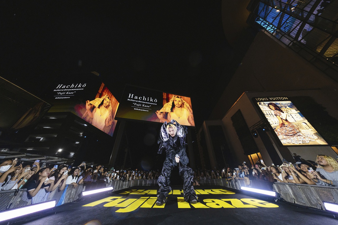 プレスリリース】藤井風、サプライズ訪問でバンコクを熱狂の渦に