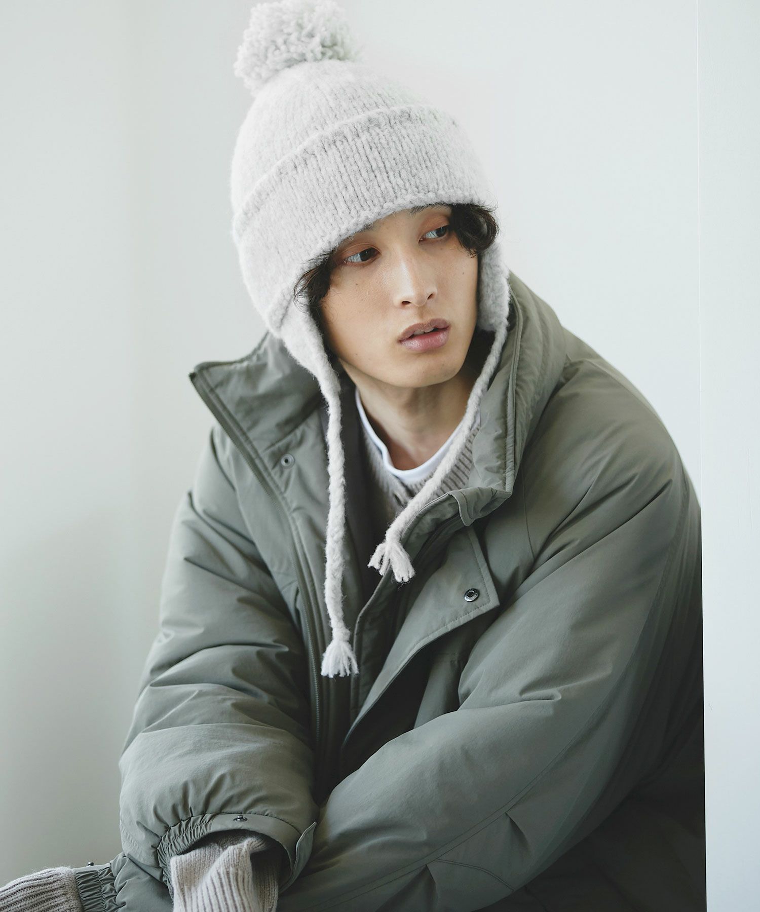 VICTIM×CA4LA] EAR FLAP KNIT CAP | OPENING ACT