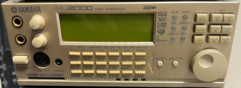YAMAHAなのにGS音源？MU2000をメンテナンスする - えくしび