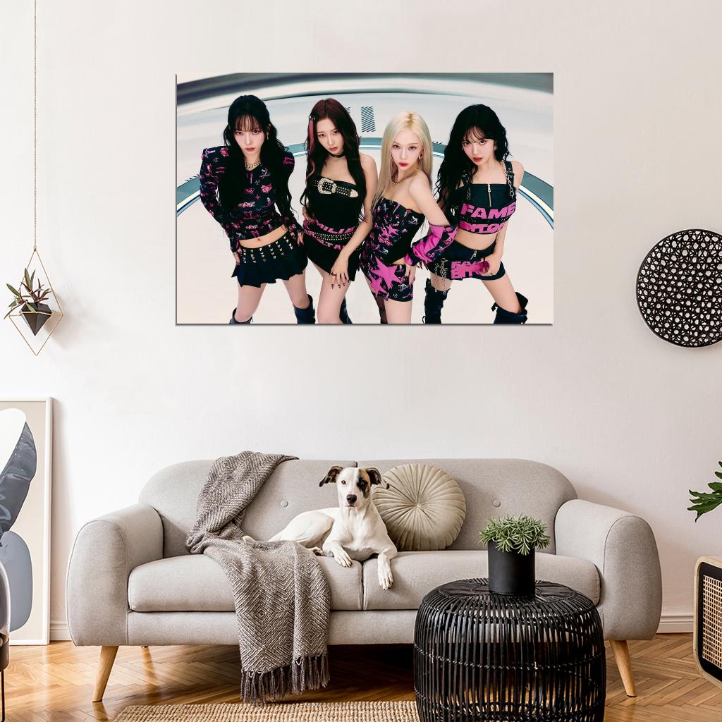 Poster - Aespa Karina Giselle Winter Ningning Hot Mess Photo K-Pop