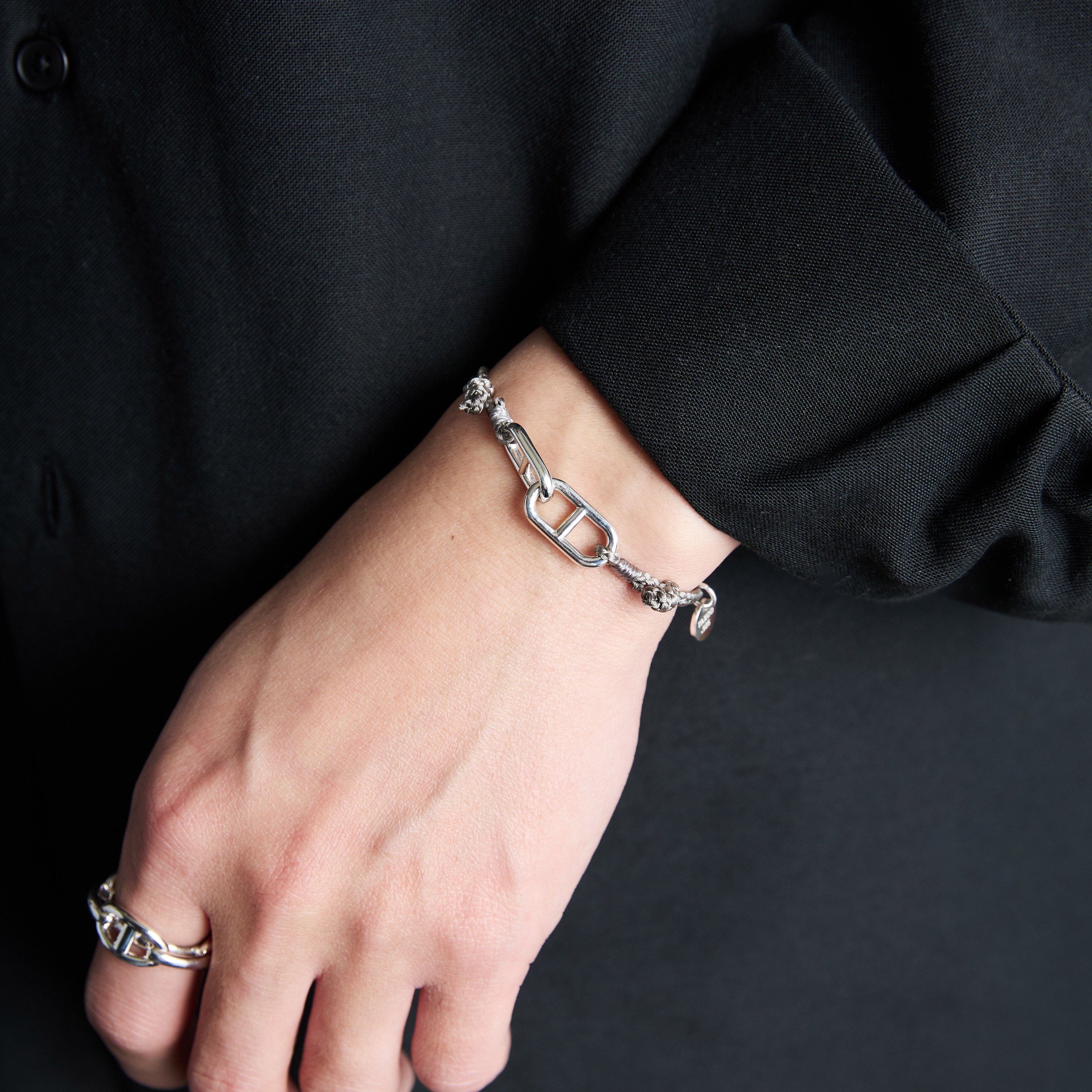 Anchor Link Silk Code Bracelet – XOLO JEWELRY