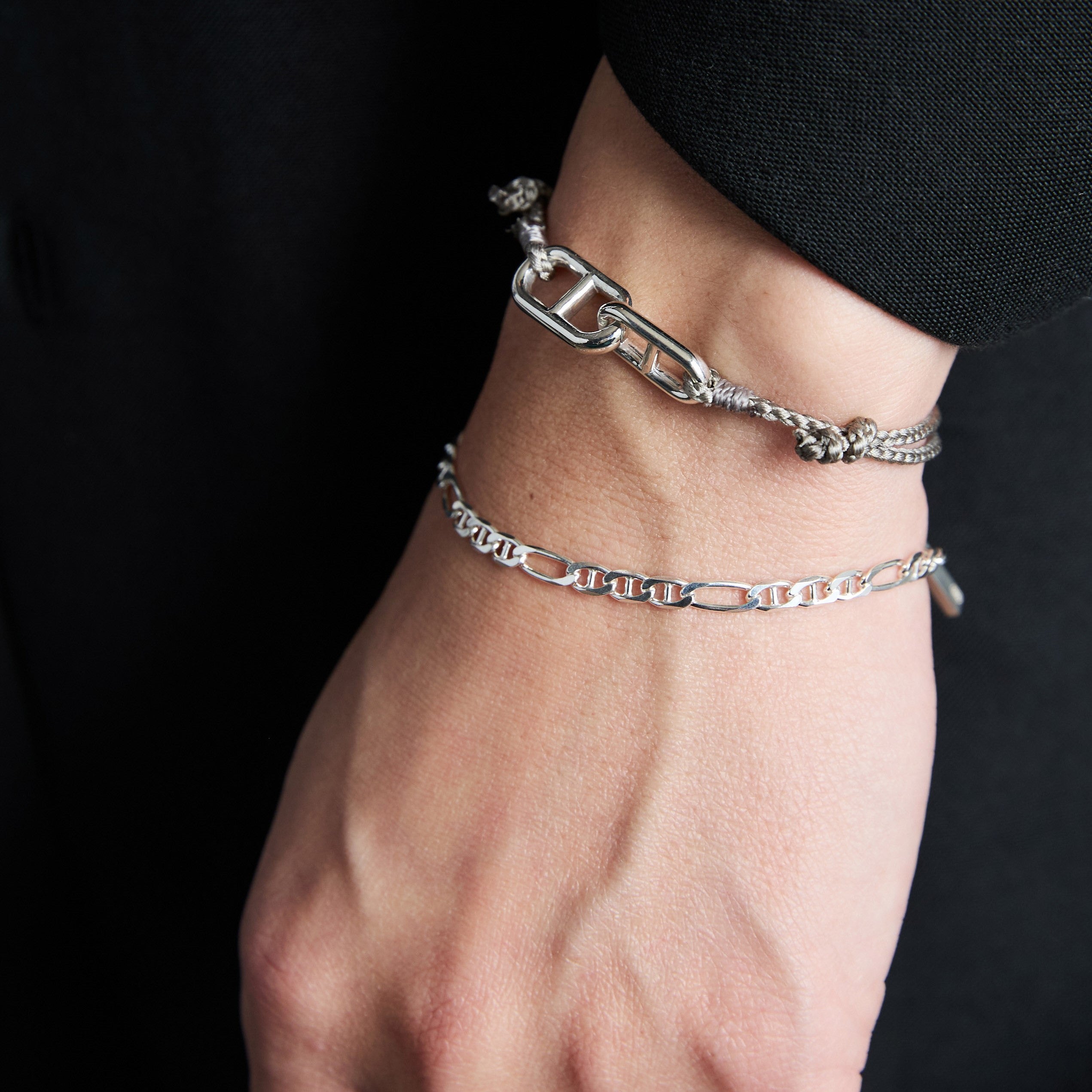 Figaro Gucci Link Bracelet -4mm- – XOLO JEWELRY