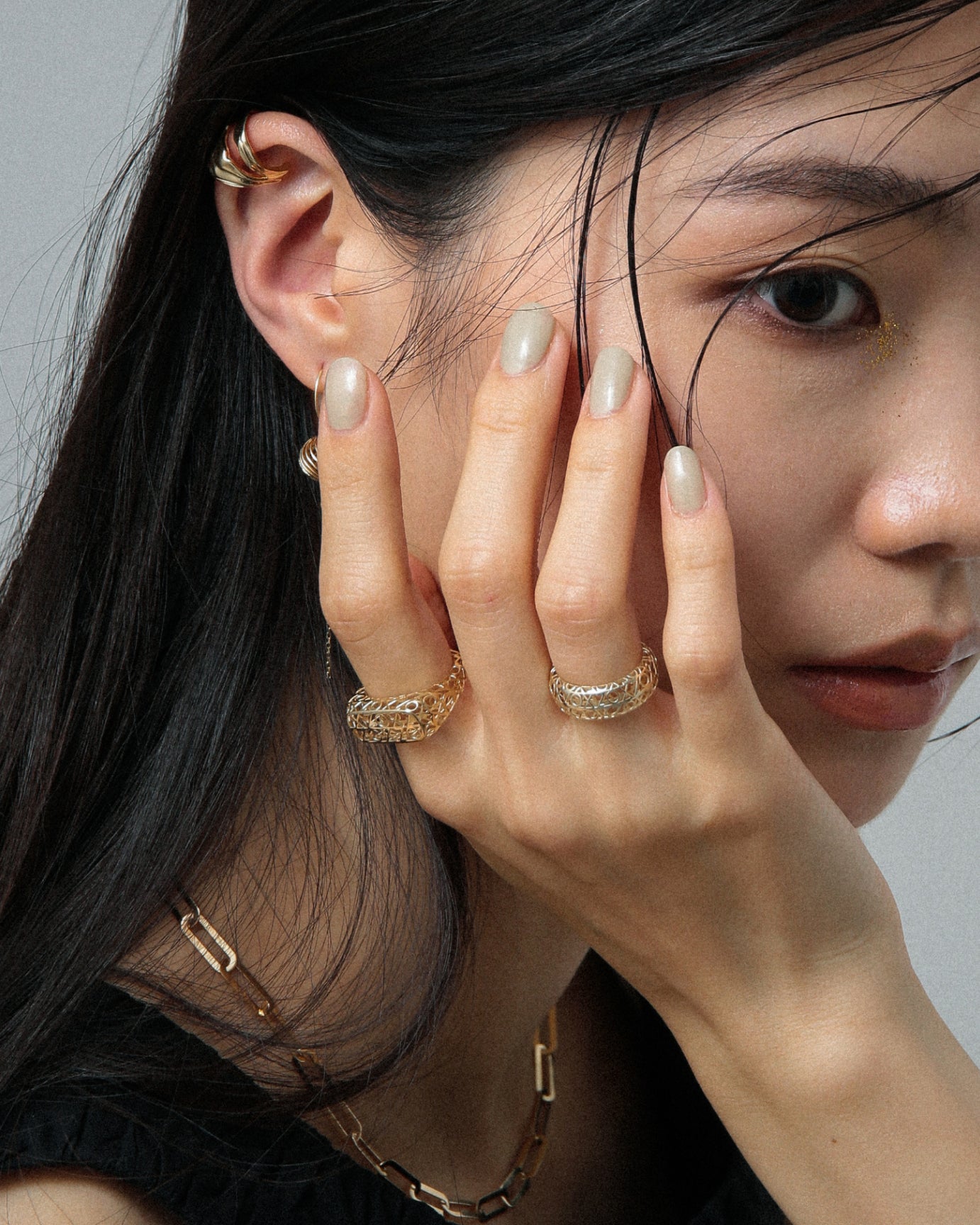 K10 XOZ メッシュ シグネットリング | XOZ 10金リング ブランド – XOZ