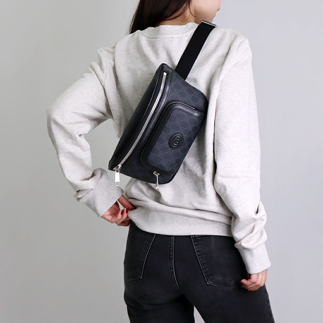 グッチ GUCCI ボディバッグ ベルトバッグ ジャンボGG 696031 UKMDG