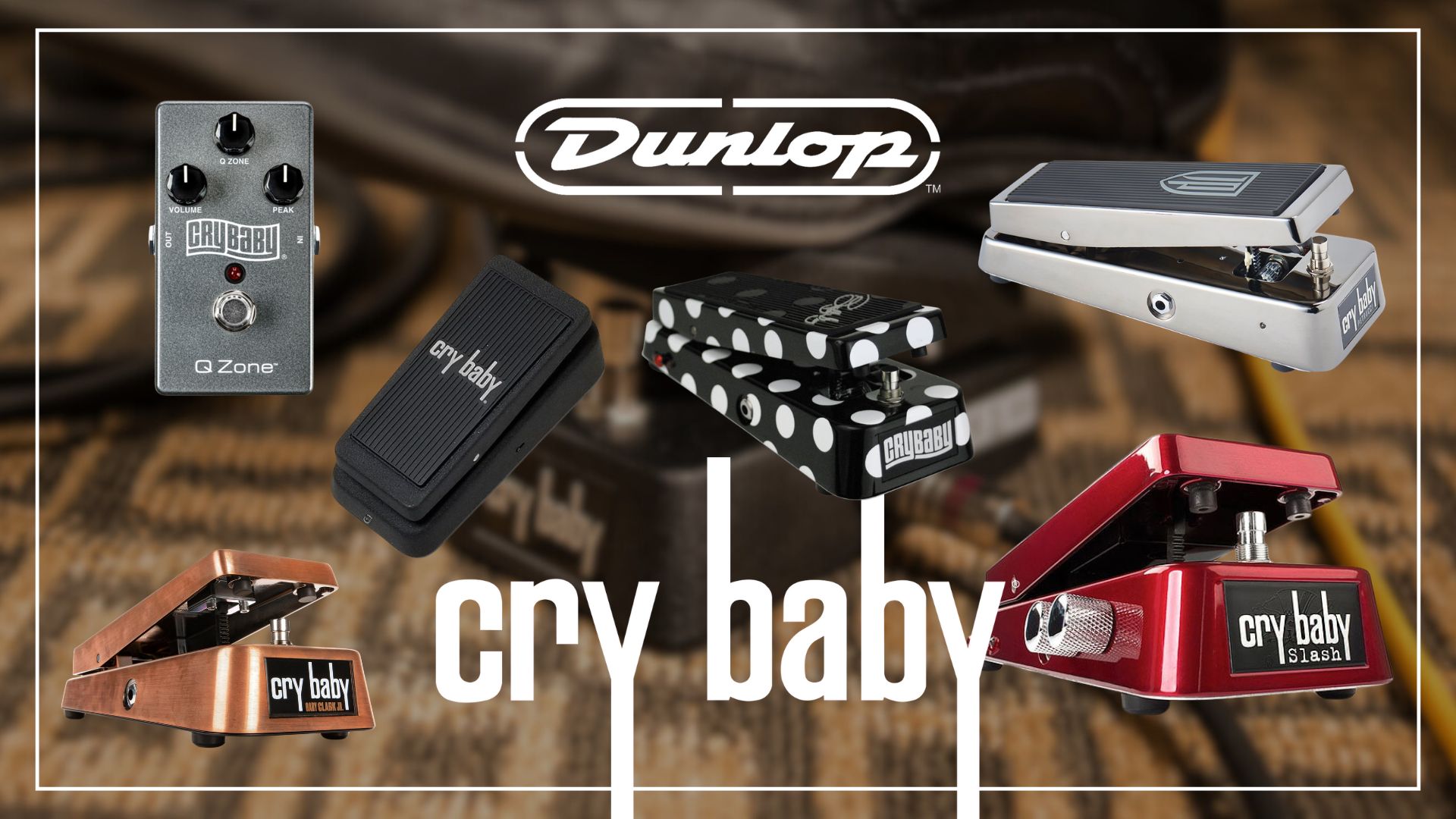 全まとめ】Cry Babyワウ徹底比較！｜現行モデルの種類・違いを一挙解説