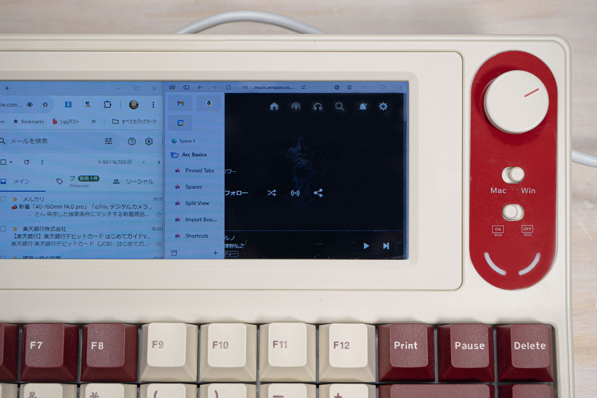 ディスプレイ一体型のロマン系キーボード！Ajazz AKP846レビュー（商品