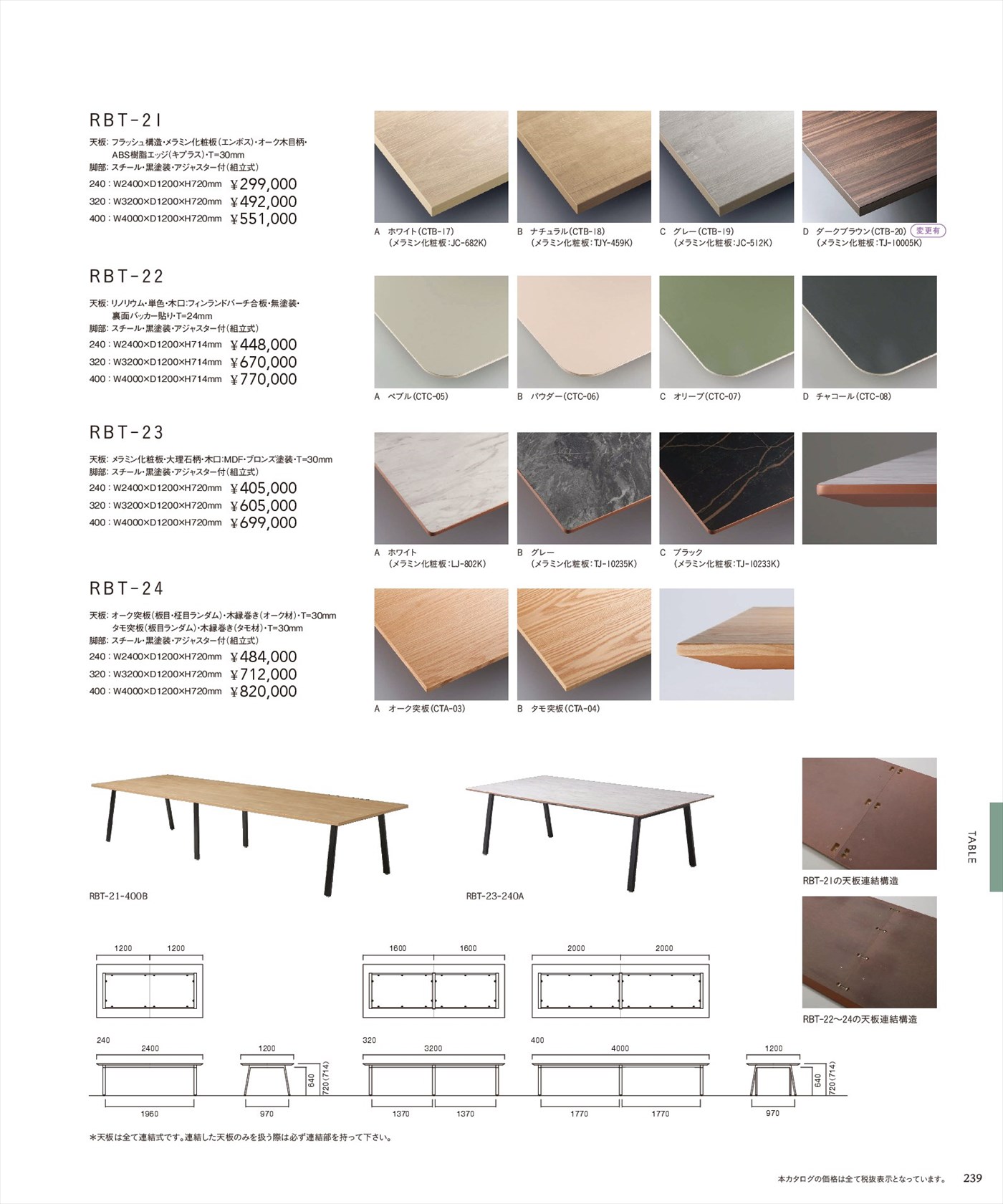 業務用家具チェリーのカタログサイト