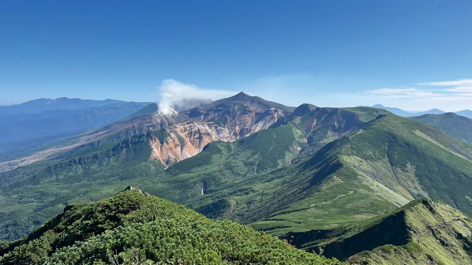 旭岳からトムラウシ山、十勝岳へ縦走】の登山コースガイド情報 | 山と