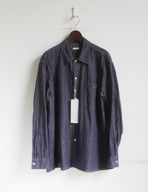 COMOLI パープル ダンガリーシャツ | 大阪心斎橋のメンズ洋服の