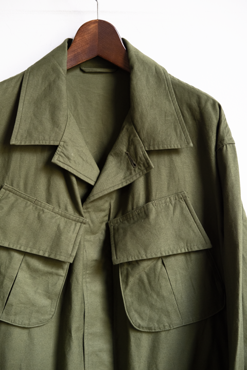 blurhms ROOTSTOCK Cotton Linen Combat Tropical Jacket | 大阪心斎橋