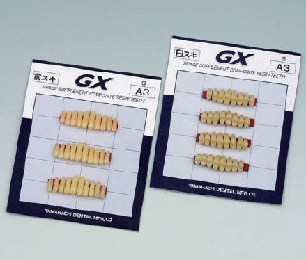 ジーエックス 前スキ歯・臼スキ歯 | 山八歯材工業株式会社