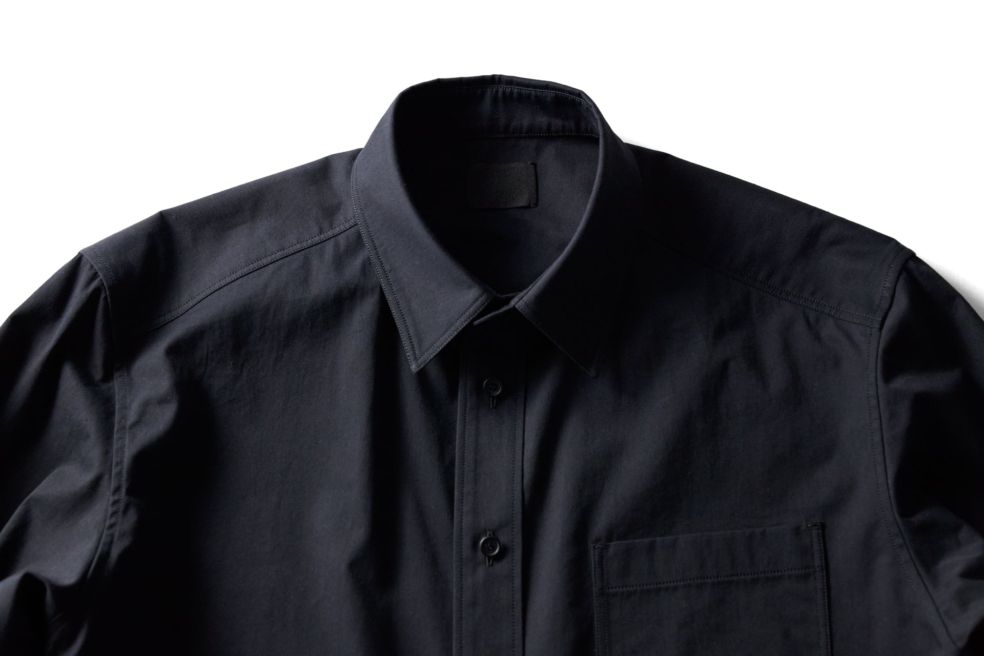 25249 / フランス綾コットンクロスシャツ-white – 山内