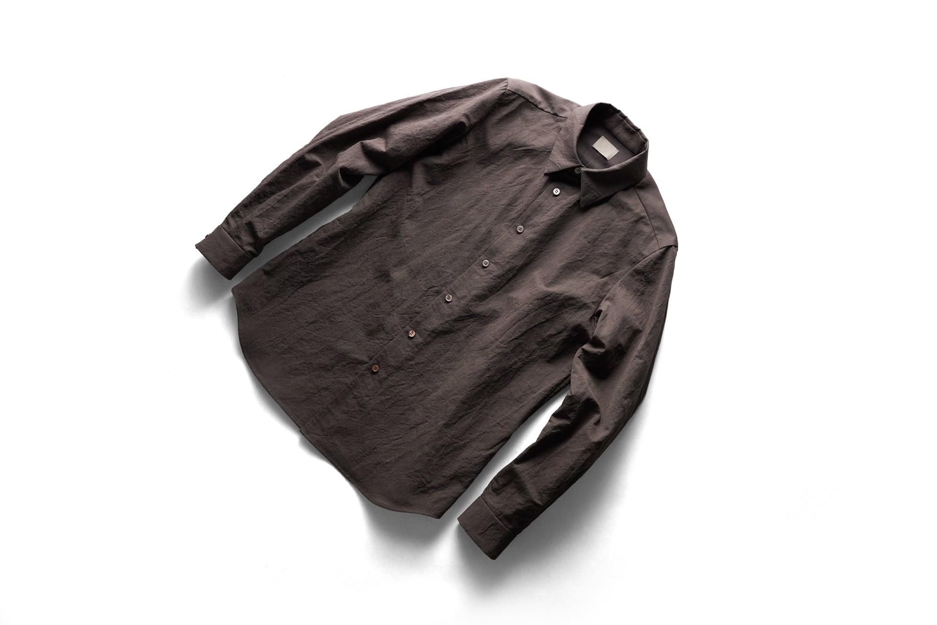 yc41-251 / 塩縮加工コットンリネンシャツ-keshiaka – 山内