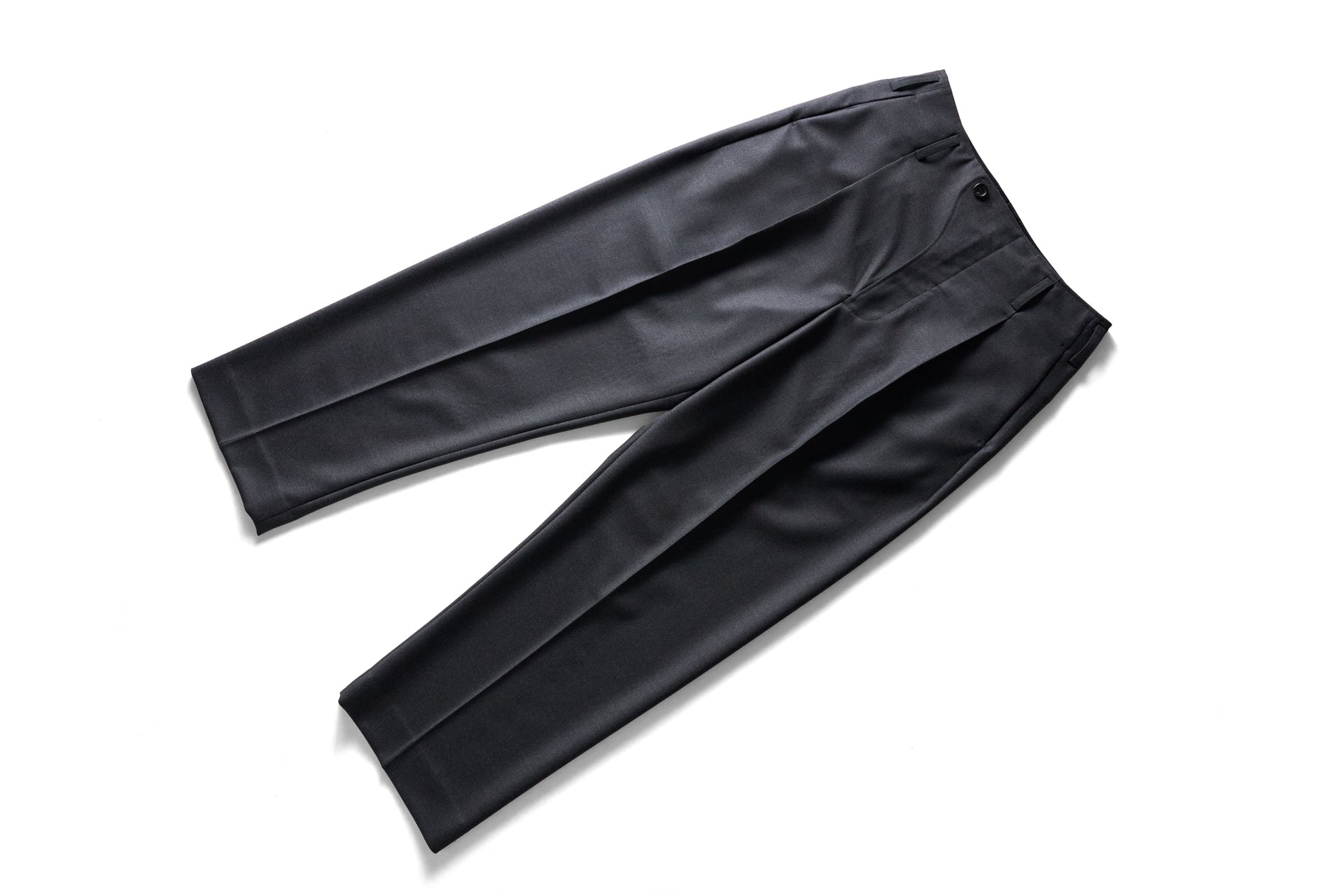 yc64-252 / ヘビーウールツイル・サイドシームレスワンタックパンツ