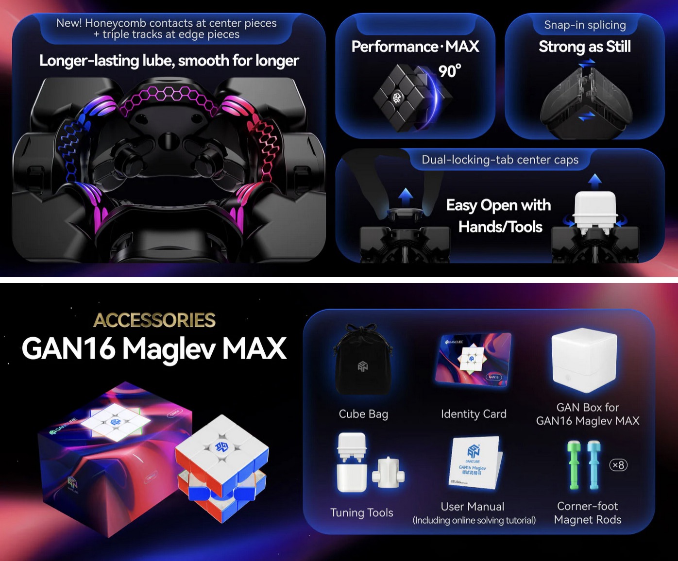 SOLD OUT】GAN16 Maglev Max UV 【数量限定マット付】ブラックケース