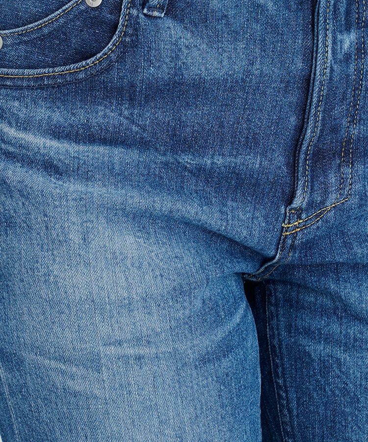 美品ヤヌークスリムテーパード Ruth SCB 22サイズソーカルブルー