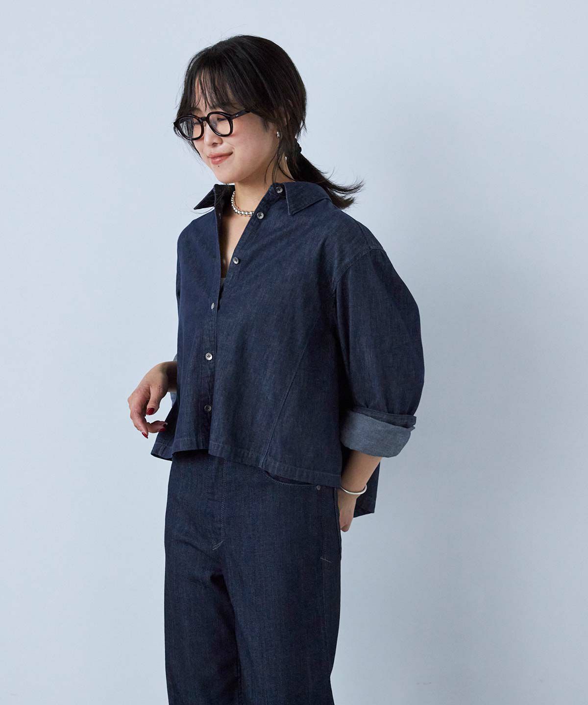クロップドデニムシャツ | シャツ＆ブラウス | YANUK ONLINE STORE