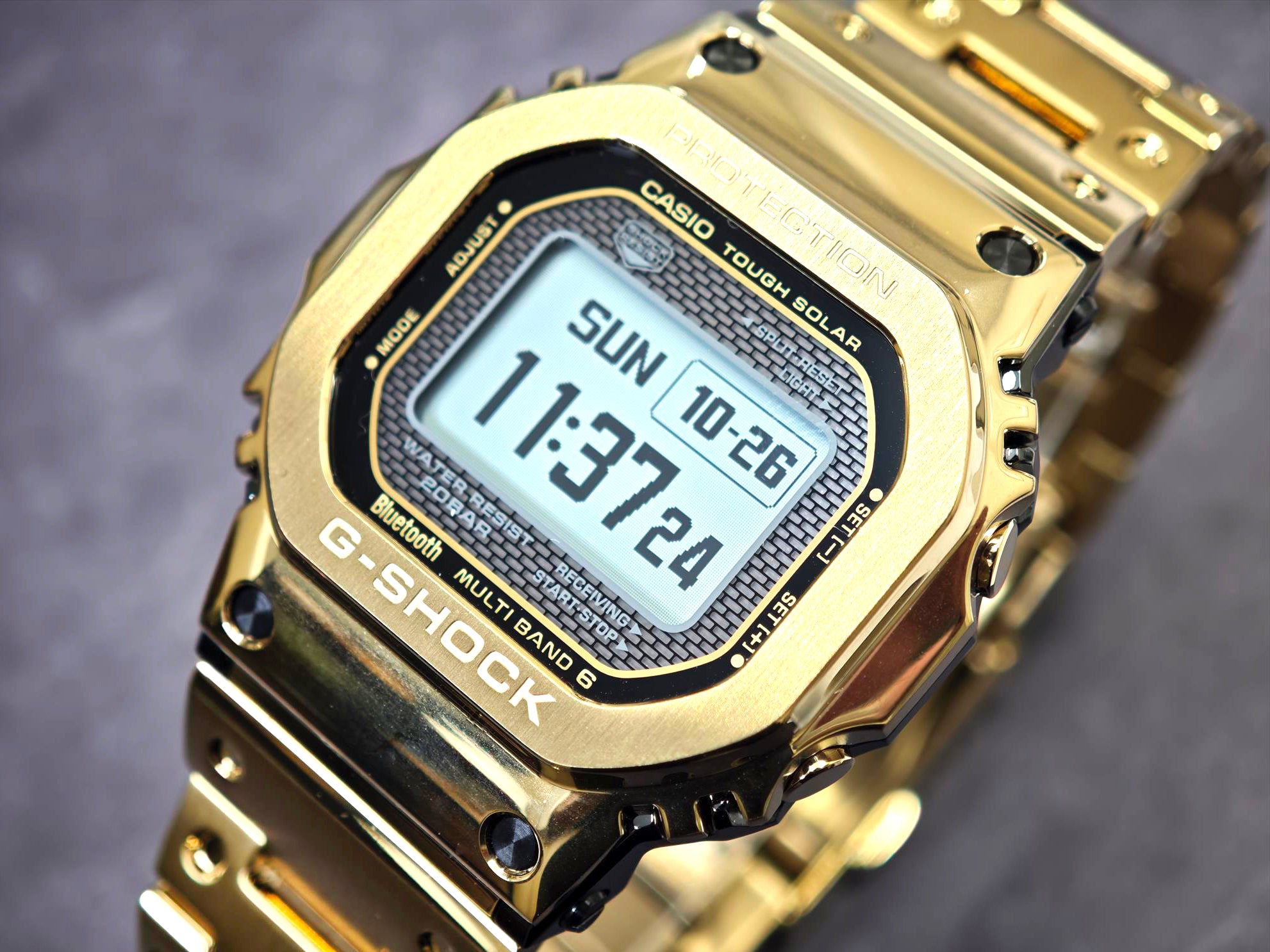 カシオ Gショック GMW-BZ5000GD-9JF MIP液晶 アプリ連携 フォント