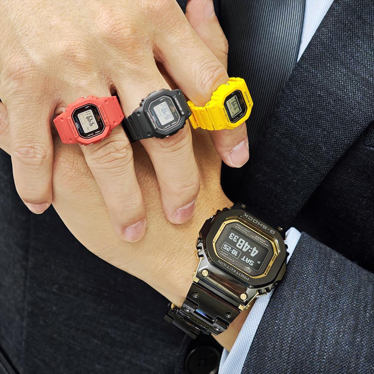 カシオ G-SHOCK nano DWN-5600-1JR 1/10サイズ ミニスクエア 20気圧