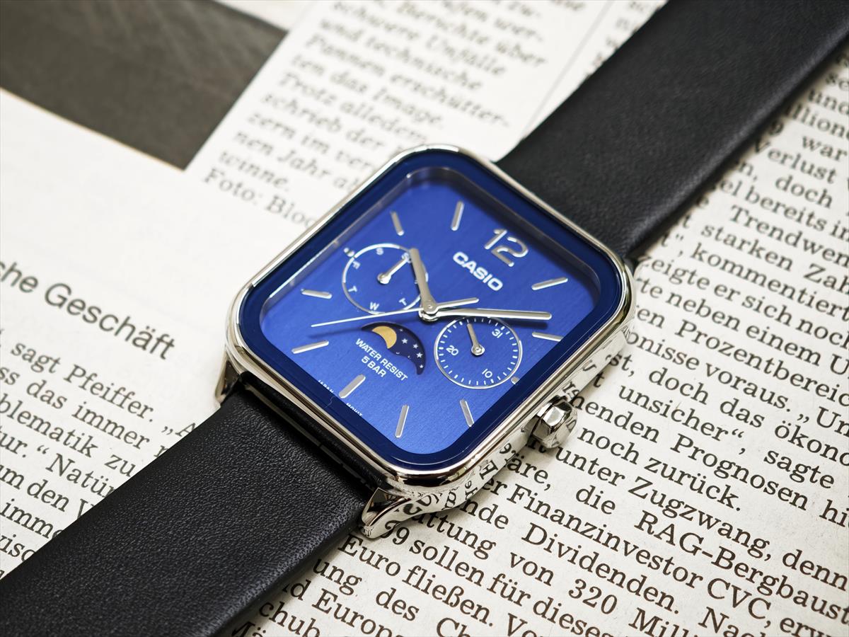 カシオ コレクション MTP-M305L-2AJF 国内正規品 ムーンフェイズ 日付