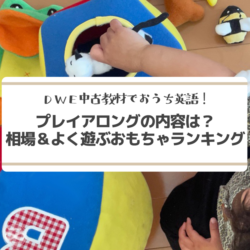 DWE中古教材でおうち英語！プレイアロングの内容は？相場やよく遊ぶ