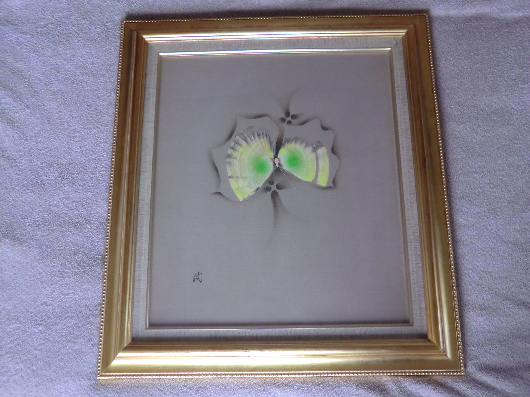 小練武志 「蝶」油彩画 | 八事商事 | 絵画レンタル | 愛知県を中心に