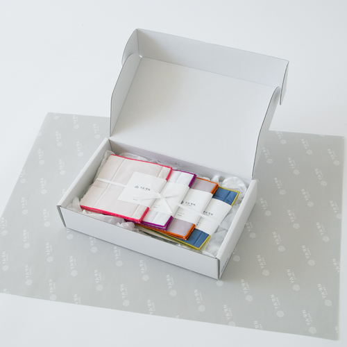 YARN HOME/ギフトボックス/ハンカチ/ガーゼ/パシーマ/吸水速乾/UKIHA