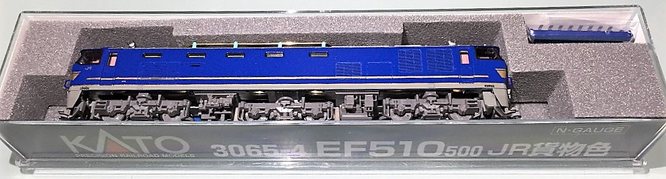 EF510 500 JR貨物色の入線です。KATO 3065-4 | NGaugeJP - 横濱模型