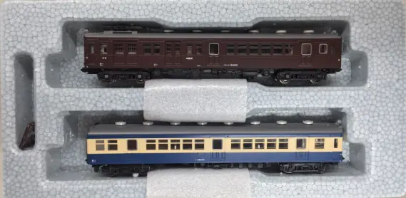 飯田線 旧型国電 クモハユニ64000 茶 +クハ68420が入線しました。10