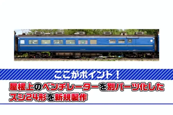JR 24系25形特急寝台客車（北斗星・混成編成）増結セット 品番：98871