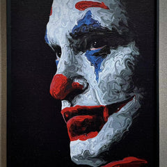 Black&Golden Painting”-Joker with metal framed – YIFANZHANG
