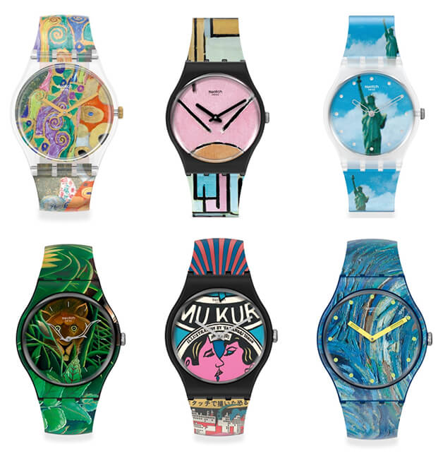 スウォッチとMoMAがコラボ。ゴッホ、クリムト、横尾忠則など