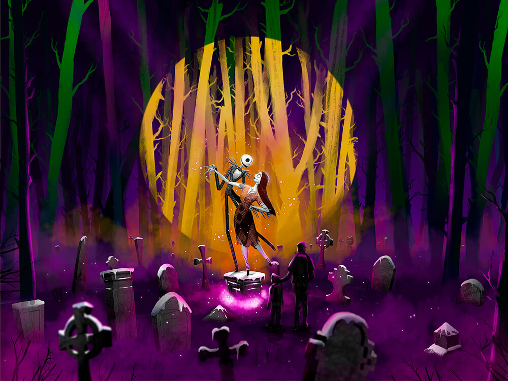 2024年版「キモかわいい」夜の植物園を探索「ナイトメアー・ビフォア