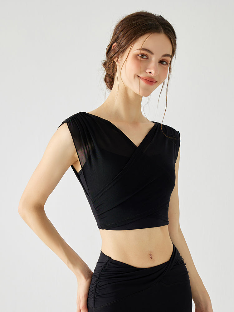 フェイクレイヤード ブラトップ シアー