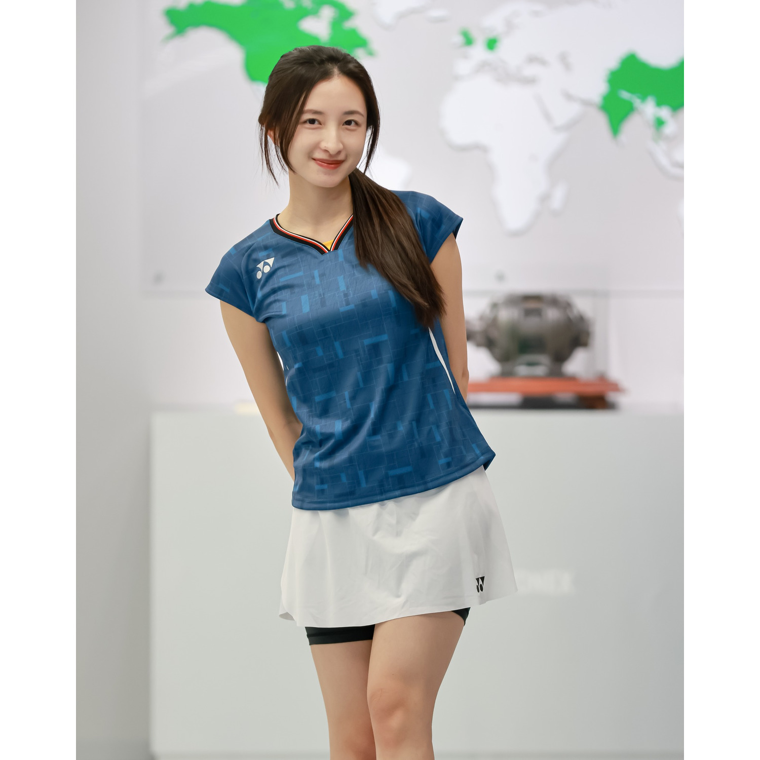 ヨネックス ポロシャツ スカート セット ネイビー｜Yahoo!フリマ（旧