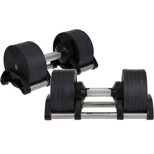 可変式ダンベル 20kg 4kg刻み アジャスタブルダンベル NUOBELL
