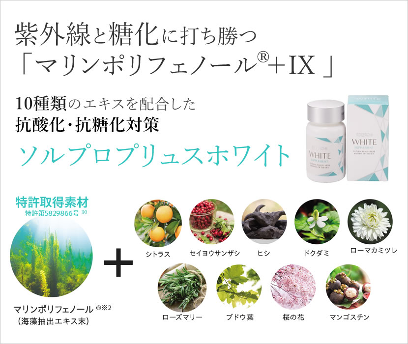 飲む日焼け止め ソルプロプリュスホワイト｜仙台市の美容外科 よだ形成