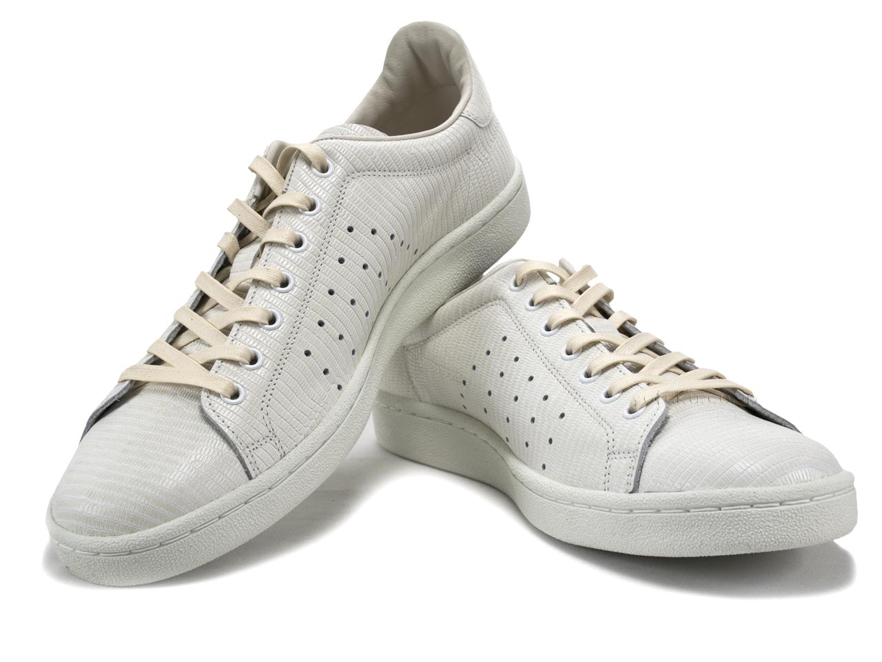 パトリック パンチ・リザードエンボス ホワイト PATRICK PUNCH-LZE WHT