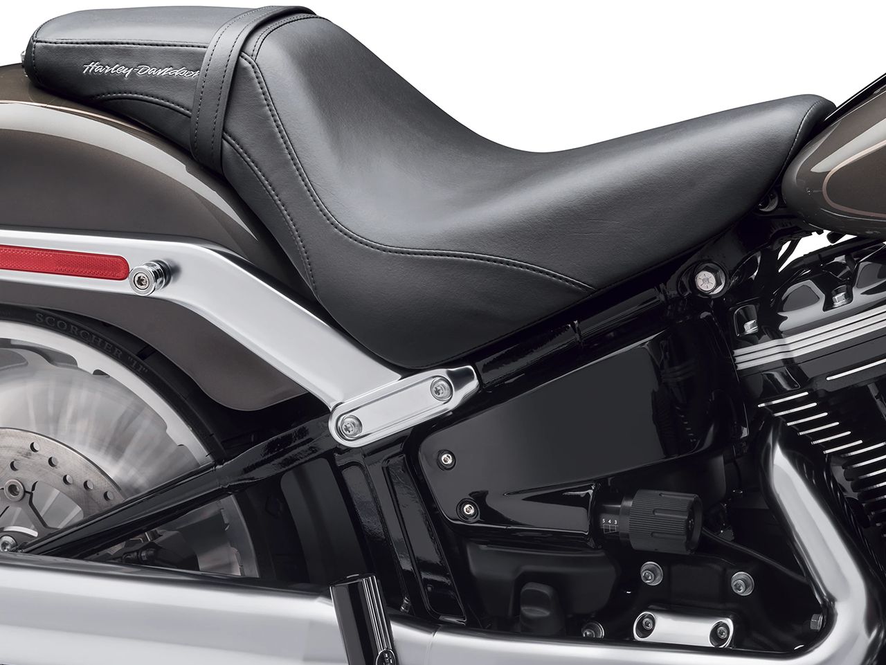 ハーレー純正□バッドランダーシート ブラック 【18年以降 ソフテイル