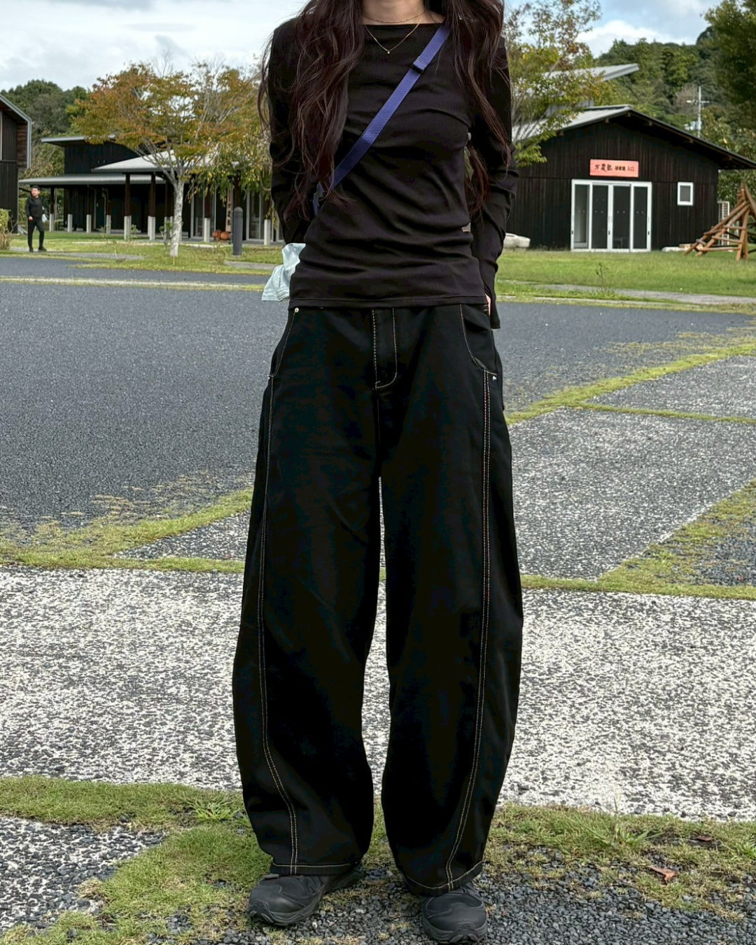 ステッチラインカーブデニムパンツ MU0265 – YOLO（ヨロ