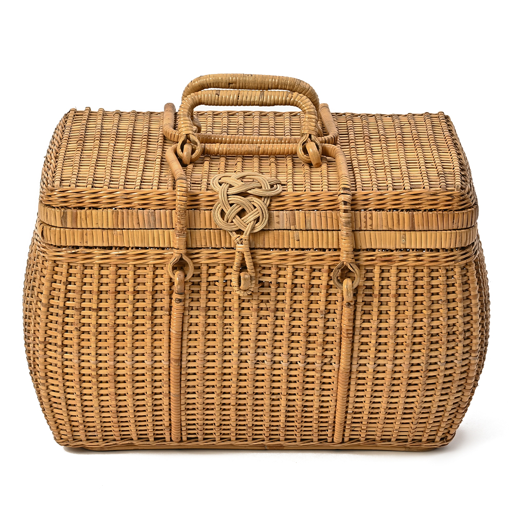 古道具 籐のバスケット くらしのこみち | よろずを継ぐもの｜継ぐべき