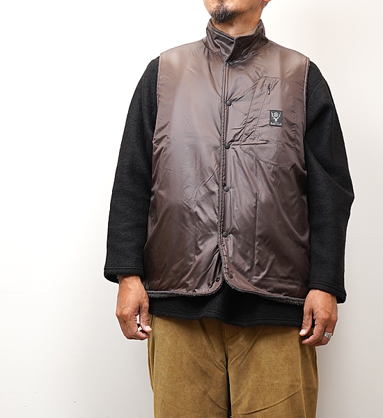 South2 West8 サウスツーウエストエイト Reversible. Vest-P.Fleece/N