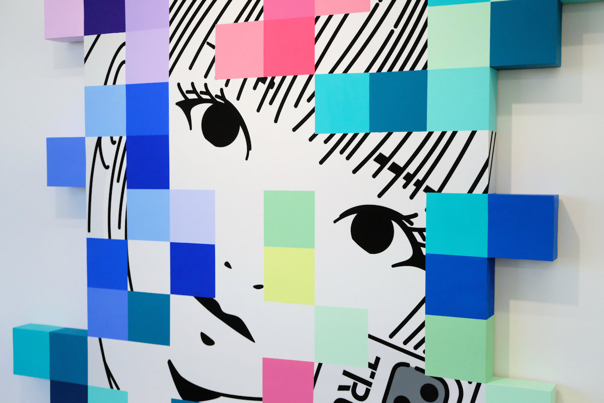 MAKERS SPACE×山口真人「stay pixelated」｜デジログの境界線をみる