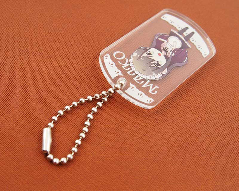アクリルドッグタグ（キーホルダー）を1個からオリジナル製作