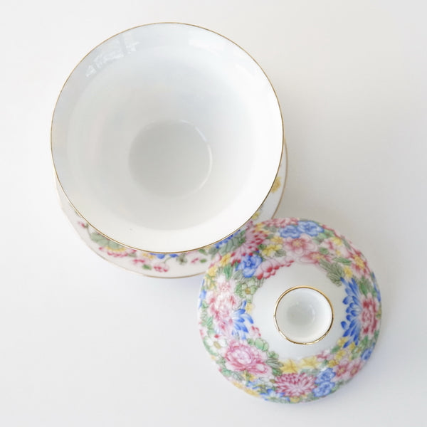 蓋碗 景徳鎮 粉彩 萬花 110ml – 遊茶オンラインショップ