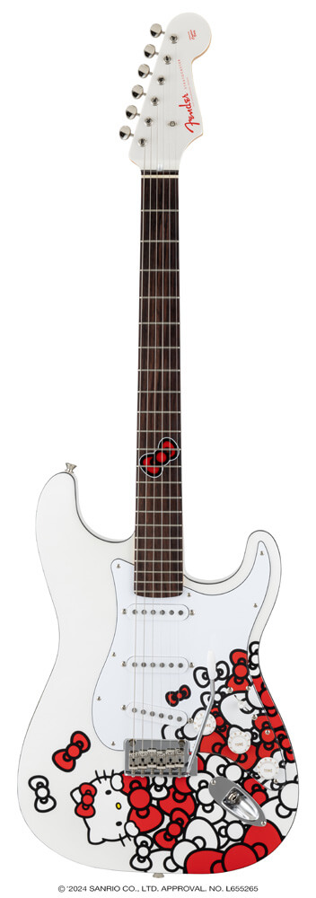 フェンダー×ハローキティのギター・コレクションやグッズが発表